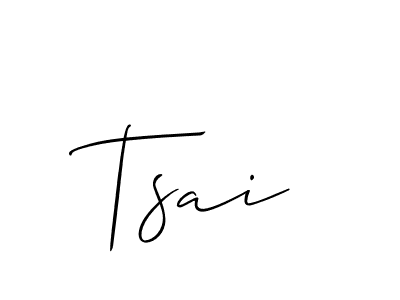 Best and Professional Signature Style for Tsai. Allison_Script Best Signature Style Collection. Tsai signature style 2 images and pictures png