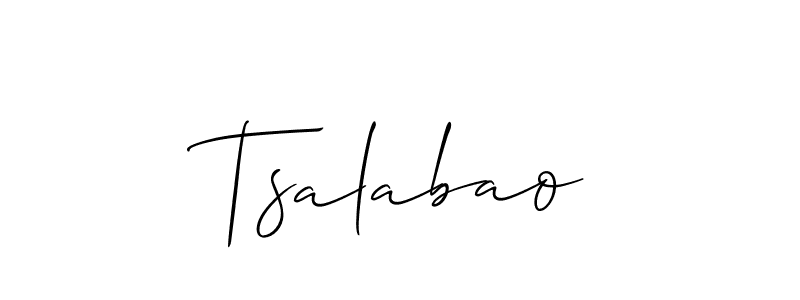 Check out images of Autograph of Tsalabao name. Actor Tsalabao Signature Style. Allison_Script is a professional sign style online. Tsalabao signature style 2 images and pictures png