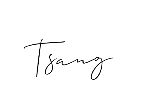 It looks lik you need a new signature style for name Tsang. Design unique handwritten (Allison_Script) signature with our free signature maker in just a few clicks. Tsang signature style 2 images and pictures png