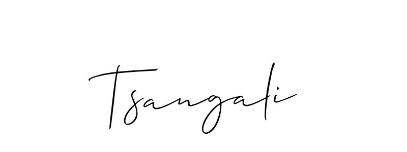 Tsangali stylish signature style. Best Handwritten Sign (Allison_Script) for my name. Handwritten Signature Collection Ideas for my name Tsangali. Tsangali signature style 2 images and pictures png