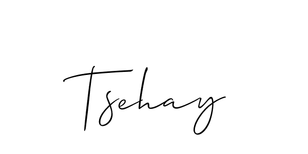 Make a short Tsehay signature style. Manage your documents anywhere anytime using Allison_Script. Create and add eSignatures, submit forms, share and send files easily. Tsehay signature style 2 images and pictures png