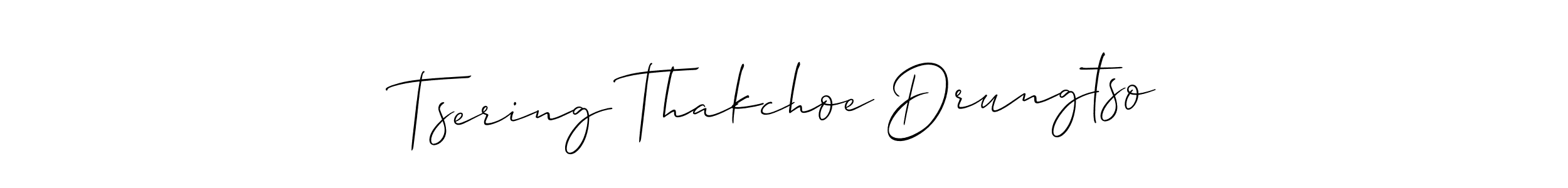 Check out images of Autograph of Tsering Thakchoe Drungtso name. Actor Tsering Thakchoe Drungtso Signature Style. Allison_Script is a professional sign style online. Tsering Thakchoe Drungtso signature style 2 images and pictures png