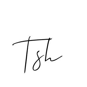 How to Draw Tsh signature style? Allison_Script is a latest design signature styles for name Tsh. Tsh signature style 2 images and pictures png