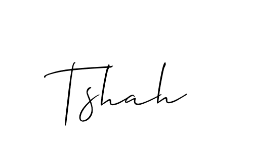 Best and Professional Signature Style for Tshah. Allison_Script Best Signature Style Collection. Tshah signature style 2 images and pictures png