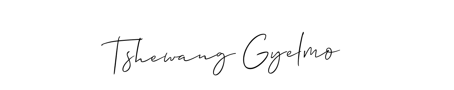 Make a beautiful signature design for name Tshewang Gyelmo. Use this online signature maker to create a handwritten signature for free. Tshewang Gyelmo signature style 2 images and pictures png