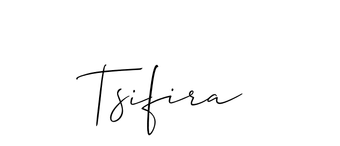 if you are searching for the best signature style for your name Tsifira. so please give up your signature search. here we have designed multiple signature styles  using Allison_Script. Tsifira signature style 2 images and pictures png