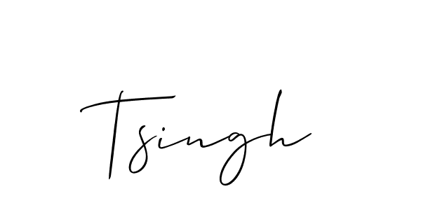 Make a beautiful signature design for name Tsingh. Use this online signature maker to create a handwritten signature for free. Tsingh signature style 2 images and pictures png