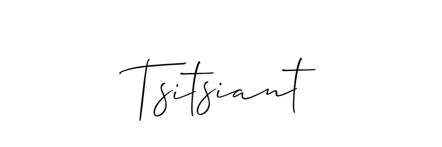 Tsitsiant stylish signature style. Best Handwritten Sign (Allison_Script) for my name. Handwritten Signature Collection Ideas for my name Tsitsiant. Tsitsiant signature style 2 images and pictures png