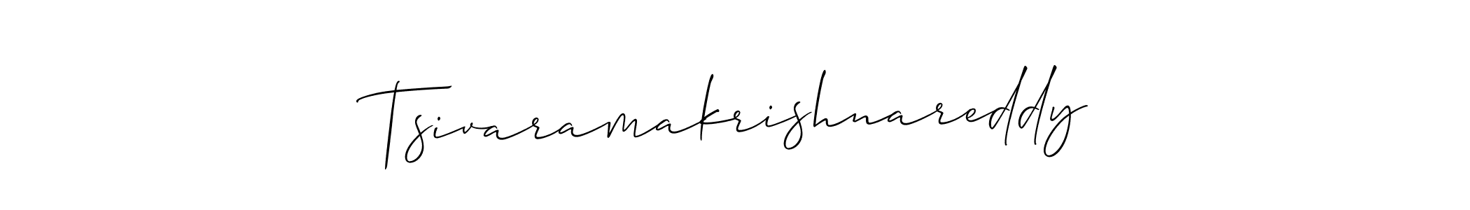 Similarly Allison_Script is the best handwritten signature design. Signature creator online .You can use it as an online autograph creator for name Tsivaramakrishnareddy. Tsivaramakrishnareddy signature style 2 images and pictures png