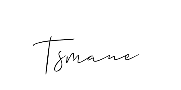 How to make Tsmane name signature. Use Allison_Script style for creating short signs online. This is the latest handwritten sign. Tsmane signature style 2 images and pictures png