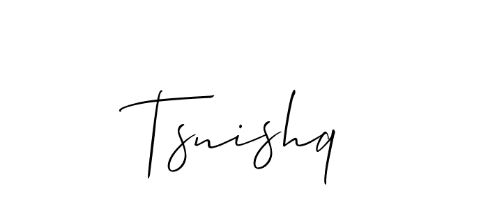 This is the best signature style for the Tsnishq name. Also you like these signature font (Allison_Script). Mix name signature. Tsnishq signature style 2 images and pictures png