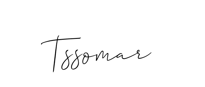 Tssomar stylish signature style. Best Handwritten Sign (Allison_Script) for my name. Handwritten Signature Collection Ideas for my name Tssomar. Tssomar signature style 2 images and pictures png