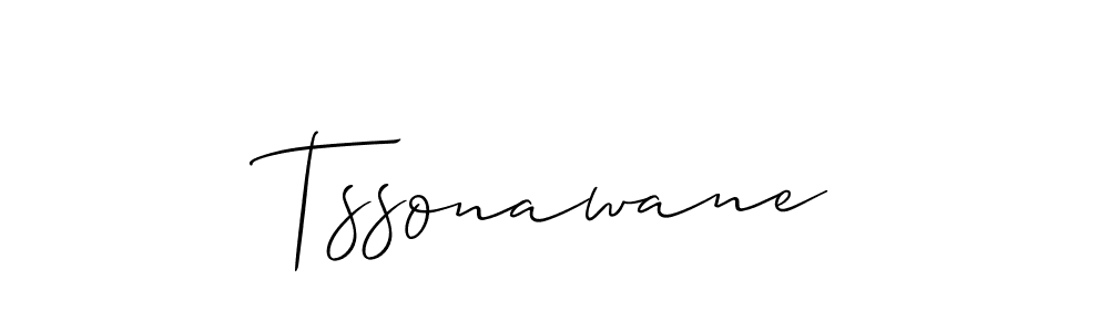 Design your own signature with our free online signature maker. With this signature software, you can create a handwritten (Allison_Script) signature for name Tssonawane. Tssonawane signature style 2 images and pictures png