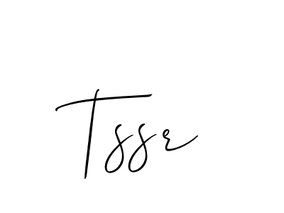 if you are searching for the best signature style for your name Tssr. so please give up your signature search. here we have designed multiple signature styles  using Allison_Script. Tssr signature style 2 images and pictures png