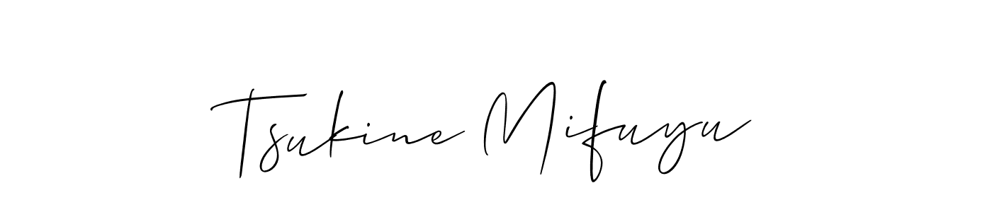 Similarly Allison_Script is the best handwritten signature design. Signature creator online .You can use it as an online autograph creator for name Tsukine Mifuyu. Tsukine Mifuyu signature style 2 images and pictures png