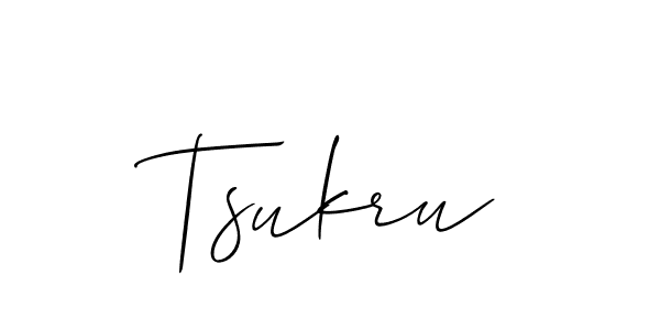 if you are searching for the best signature style for your name Tsukru. so please give up your signature search. here we have designed multiple signature styles  using Allison_Script. Tsukru signature style 2 images and pictures png