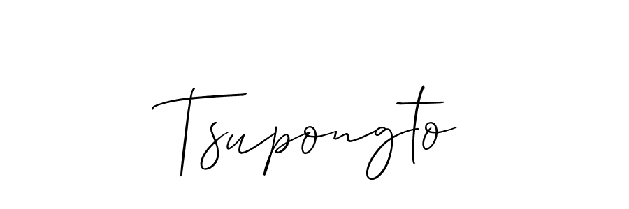 How to Draw Tsupongto signature style? Allison_Script is a latest design signature styles for name Tsupongto. Tsupongto signature style 2 images and pictures png