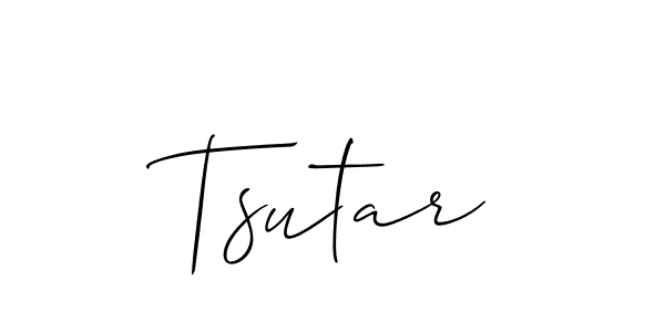 Similarly Allison_Script is the best handwritten signature design. Signature creator online .You can use it as an online autograph creator for name Tsutar. Tsutar signature style 2 images and pictures png