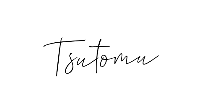 How to Draw Tsutomu signature style? Allison_Script is a latest design signature styles for name Tsutomu. Tsutomu signature style 2 images and pictures png