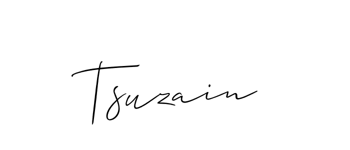 Make a short Tsuzain signature style. Manage your documents anywhere anytime using Allison_Script. Create and add eSignatures, submit forms, share and send files easily. Tsuzain signature style 2 images and pictures png