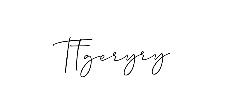 Once you've used our free online signature maker to create your best signature Allison_Script style, it's time to enjoy all of the benefits that Ttgeryry name signing documents. Ttgeryry signature style 2 images and pictures png