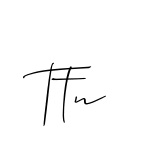 How to make Ttn name signature. Use Allison_Script style for creating short signs online. This is the latest handwritten sign. Ttn signature style 2 images and pictures png