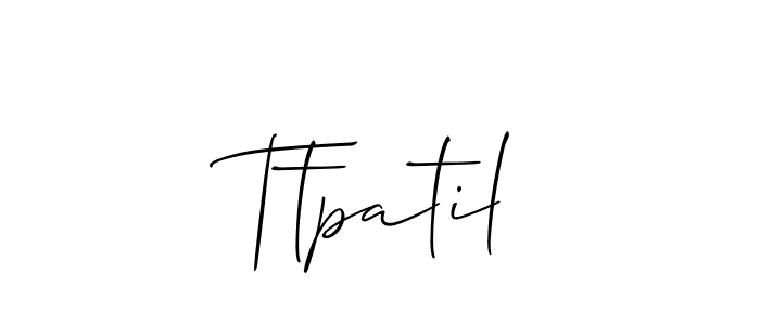 You can use this online signature creator to create a handwritten signature for the name Ttpatil. This is the best online autograph maker. Ttpatil signature style 2 images and pictures png