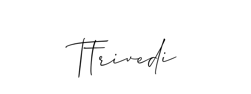 Here are the top 10 professional signature styles for the name Ttrivedi. These are the best autograph styles you can use for your name. Ttrivedi signature style 2 images and pictures png