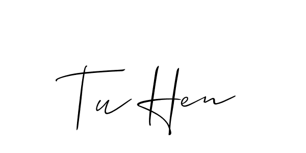 Once you've used our free online signature maker to create your best signature Allison_Script style, it's time to enjoy all of the benefits that Tu Hen name signing documents. Tu Hen signature style 2 images and pictures png