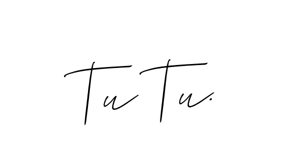 Best and Professional Signature Style for Tu Tu.. Allison_Script Best Signature Style Collection. Tu Tu. signature style 2 images and pictures png