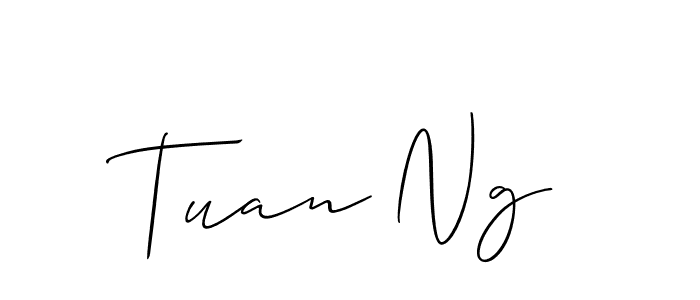 Make a beautiful signature design for name Tuan Ng. With this signature (Allison_Script) style, you can create a handwritten signature for free. Tuan Ng signature style 2 images and pictures png