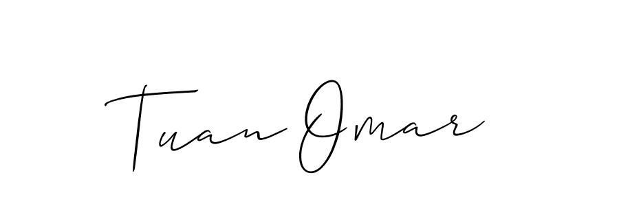 Also we have Tuan Omar name is the best signature style. Create professional handwritten signature collection using Allison_Script autograph style. Tuan Omar signature style 2 images and pictures png