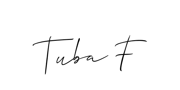 Best and Professional Signature Style for Tuba F. Allison_Script Best Signature Style Collection. Tuba F signature style 2 images and pictures png