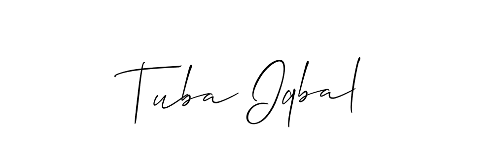Check out images of Autograph of Tuba Iqbal name. Actor Tuba Iqbal Signature Style. Allison_Script is a professional sign style online. Tuba Iqbal signature style 2 images and pictures png