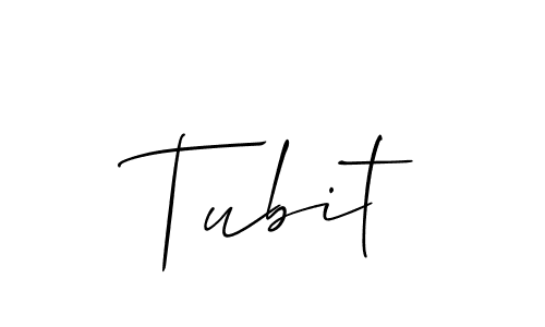 Also we have Tubit name is the best signature style. Create professional handwritten signature collection using Allison_Script autograph style. Tubit signature style 2 images and pictures png