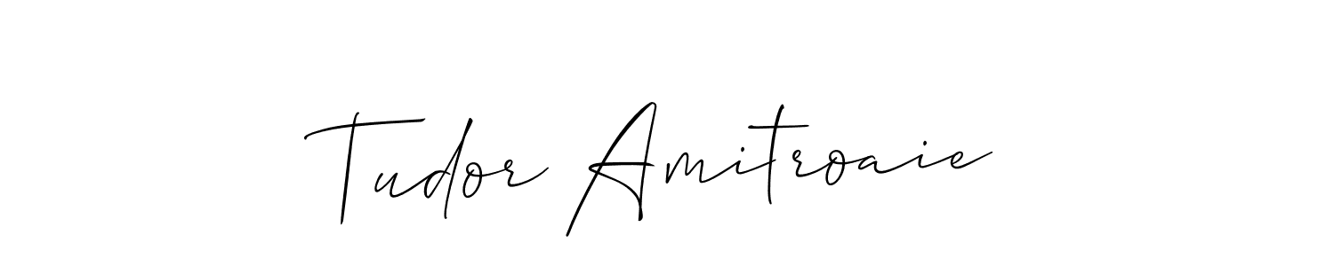 Also we have Tudor Amitroaie name is the best signature style. Create professional handwritten signature collection using Allison_Script autograph style. Tudor Amitroaie signature style 2 images and pictures png