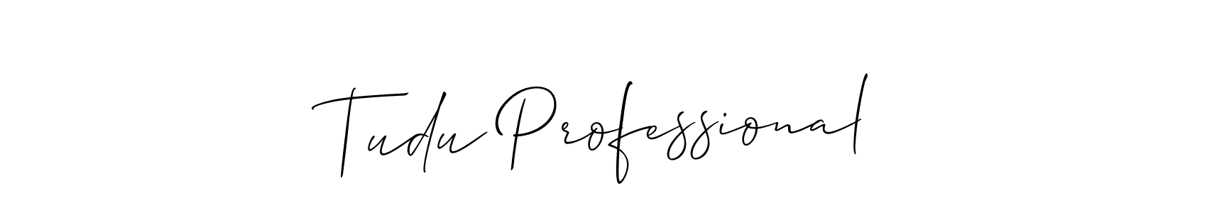 See photos of Tudu Professional official signature by Spectra . Check more albums & portfolios. Read reviews & check more about Allison_Script font. Tudu Professional signature style 2 images and pictures png