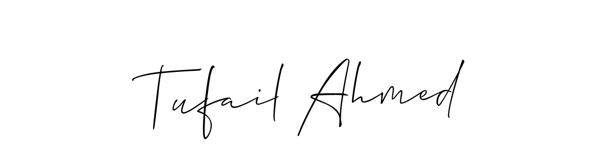Make a beautiful signature design for name Tufail Ahmed. Use this online signature maker to create a handwritten signature for free. Tufail Ahmed signature style 2 images and pictures png