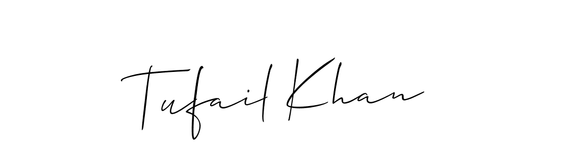 Make a beautiful signature design for name Tufail Khan. Use this online signature maker to create a handwritten signature for free. Tufail Khan signature style 2 images and pictures png