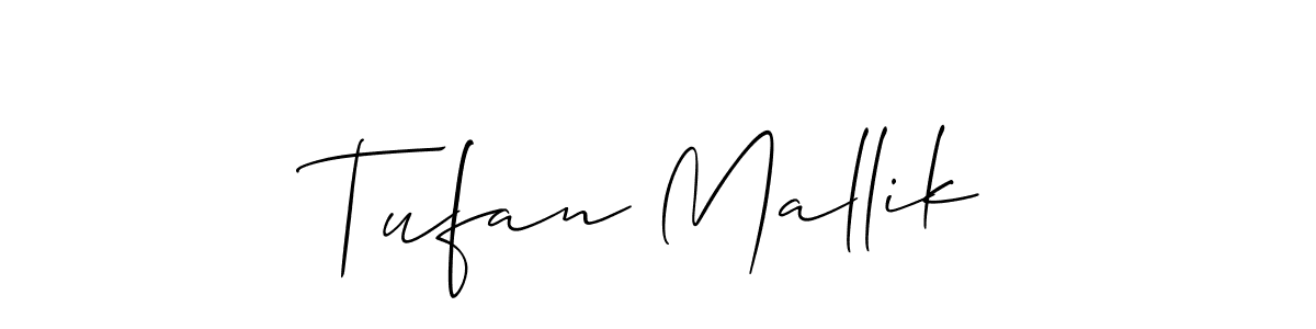 Similarly Allison_Script is the best handwritten signature design. Signature creator online .You can use it as an online autograph creator for name Tufan Mallik. Tufan Mallik signature style 2 images and pictures png