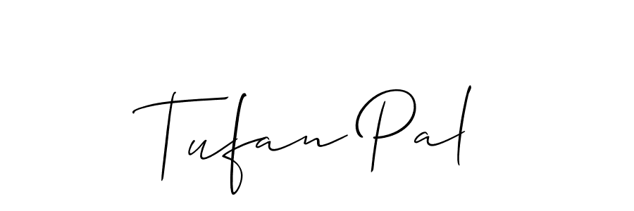 You should practise on your own different ways (Allison_Script) to write your name (Tufan Pal) in signature. don't let someone else do it for you. Tufan Pal signature style 2 images and pictures png