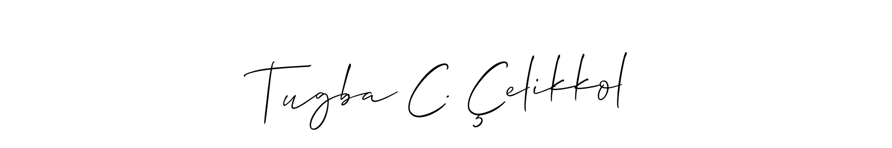 See photos of Tugba C. Çelikkol official signature by Spectra . Check more albums & portfolios. Read reviews & check more about Allison_Script font. Tugba C. Çelikkol signature style 2 images and pictures png