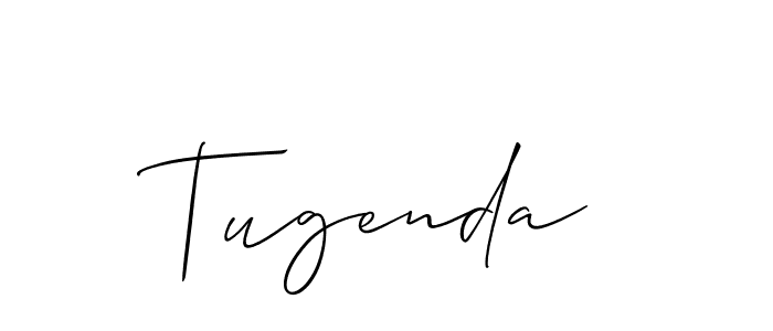 Also we have Tugenda name is the best signature style. Create professional handwritten signature collection using Allison_Script autograph style. Tugenda signature style 2 images and pictures png