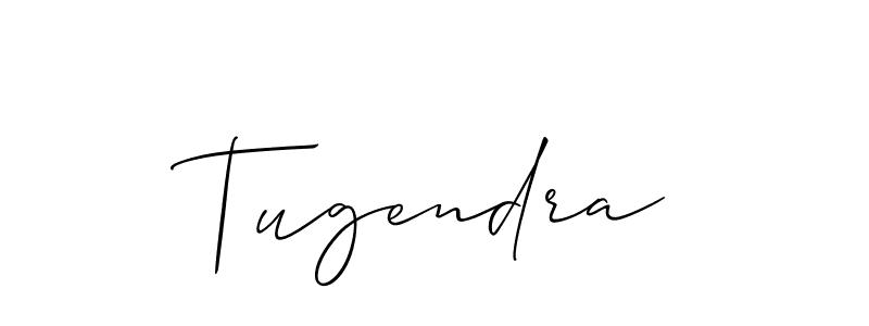 The best way (Allison_Script) to make a short signature is to pick only two or three words in your name. The name Tugendra include a total of six letters. For converting this name. Tugendra signature style 2 images and pictures png