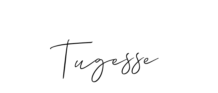 if you are searching for the best signature style for your name Tugesse. so please give up your signature search. here we have designed multiple signature styles  using Allison_Script. Tugesse signature style 2 images and pictures png
