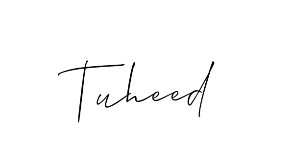 How to make Tuheed name signature. Use Allison_Script style for creating short signs online. This is the latest handwritten sign. Tuheed signature style 2 images and pictures png