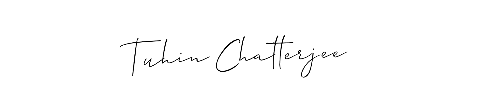 Best and Professional Signature Style for Tuhin Chatterjee. Allison_Script Best Signature Style Collection. Tuhin Chatterjee signature style 2 images and pictures png