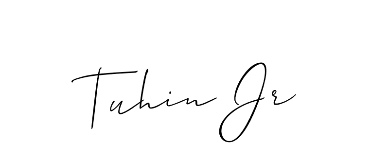 Here are the top 10 professional signature styles for the name Tuhin Jr. These are the best autograph styles you can use for your name. Tuhin Jr signature style 2 images and pictures png