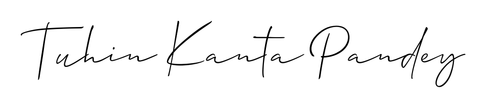 Get inspired by this graceful Allison_Script signature style for name Tuhin Kanta Pandey. Smooth loops and balanced proportions for everyday use. Tuhin Kanta Pandey signature style 2 images and pictures png