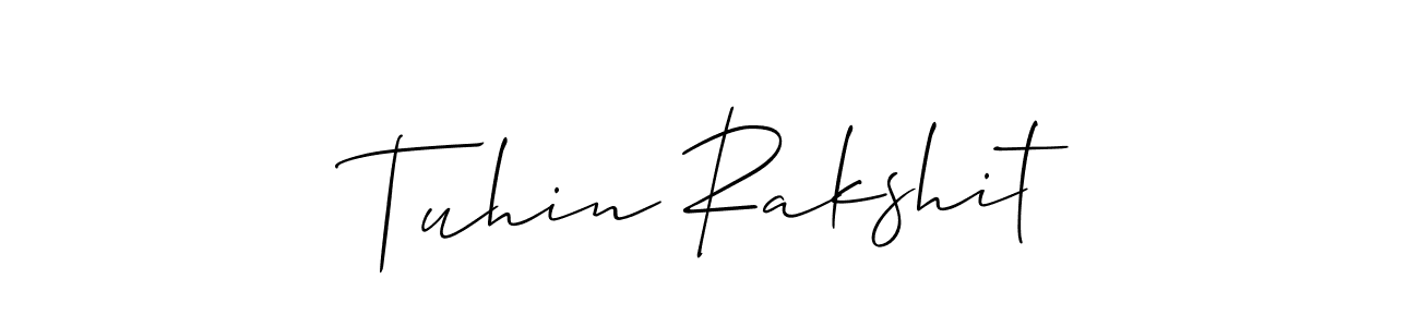 Best and Professional Signature Style for Tuhin Rakshit. Allison_Script Best Signature Style Collection. Tuhin Rakshit signature style 2 images and pictures png